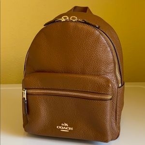 SALE! Coach Leather Mini Backpack